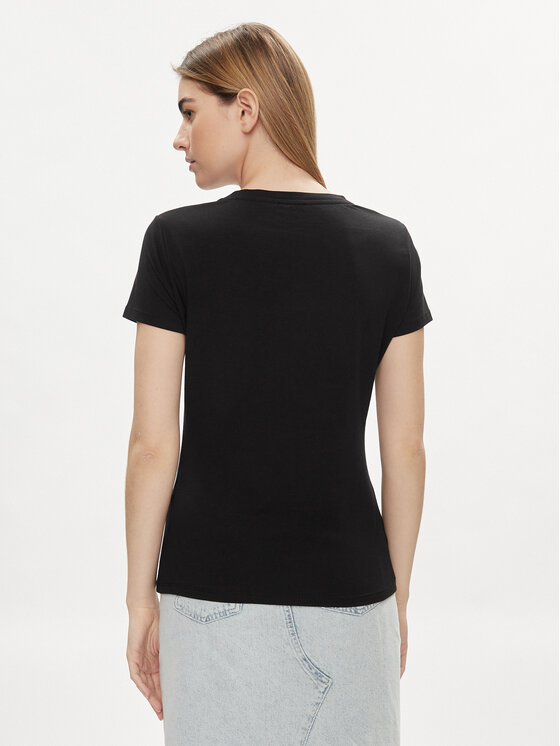 Liu Jo Liu Jo T-särk TA4202 JS003 Must Regular Fit