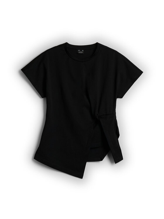 4F 4F T-Shirt SPORT OFFICE Czarny Slim Fit