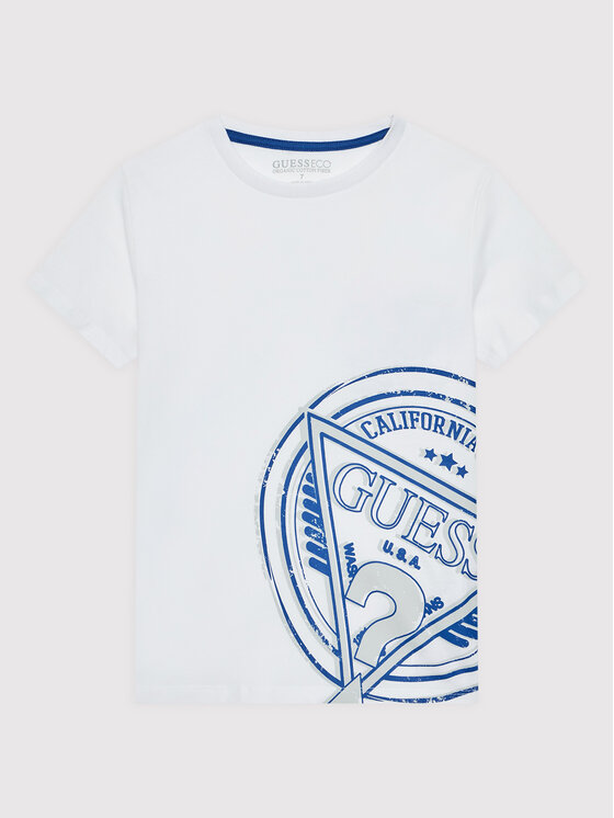 T-shirt L2YI13 K8HM0 Bianco Regular Fit