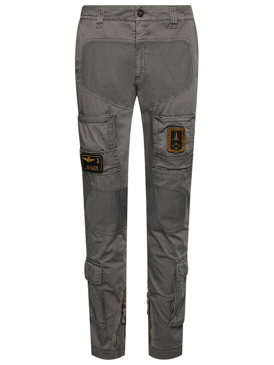 Aeronautica Militare Aeronautica Militare Stoffhose 211PA1387CT1493 Grau Regular Fit