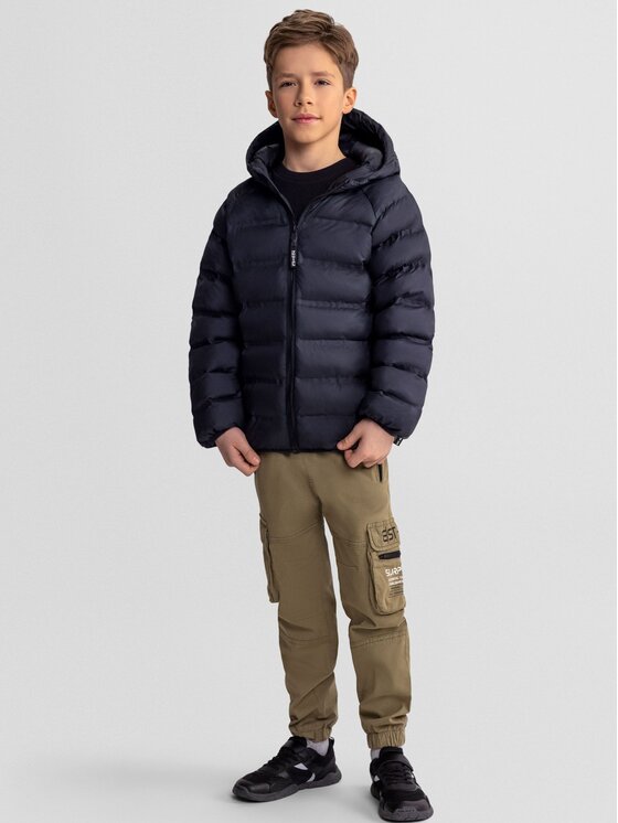 minoti minoti Kurtka przejściowa 29COAT255 Czarny Regular Fit