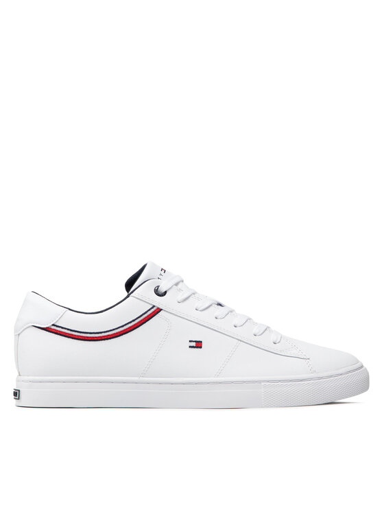 Essential leather sneaker white ybr clearance