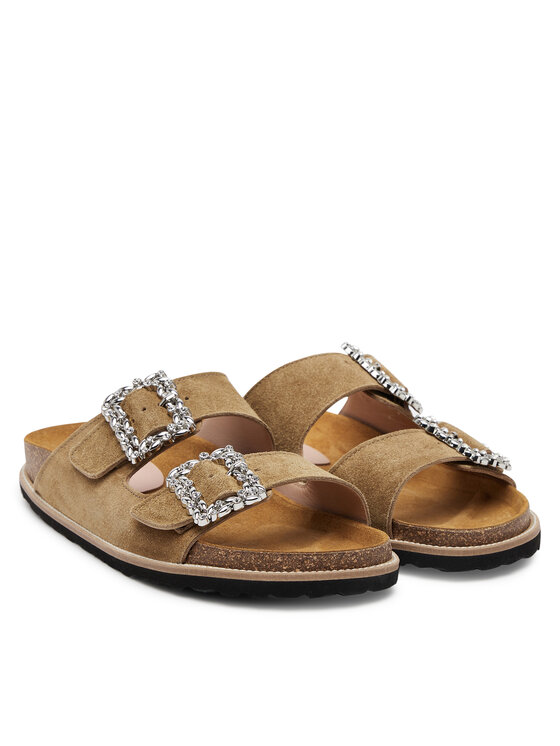 Pollini Pollini Šlepetės SA28373G0MTF0209 Chaki