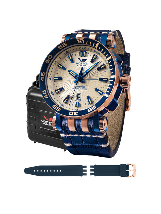 Zegarek Vostok Europe, Niebieski, NH35A-575E651