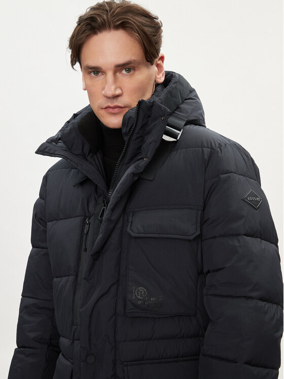 REPLAY REPLAY Kurtka zimowa M8357.000.84732 Czarny Regular Fit