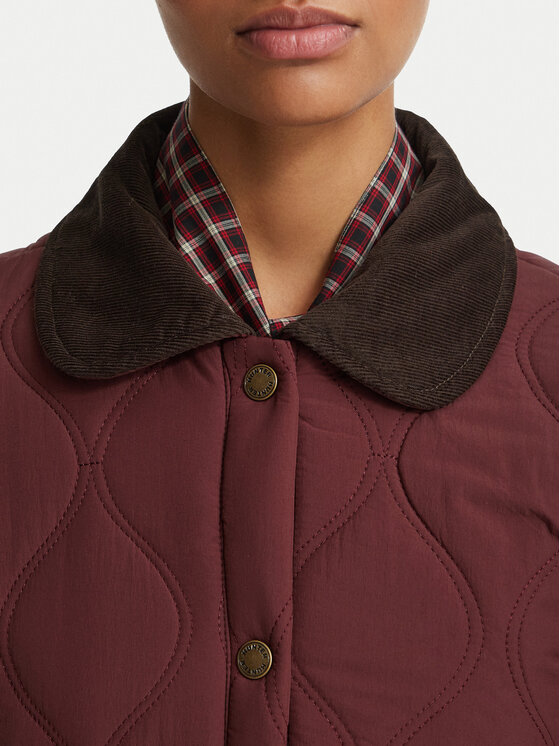 Hunter Hunter Prehodna jakna HARW0027262 Bordo rdeča Regular Fit
