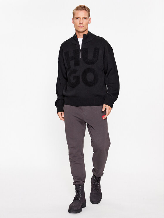 Hugo Pullover Sonel 50500021 Schwarz Regular Fit | Modivo.de