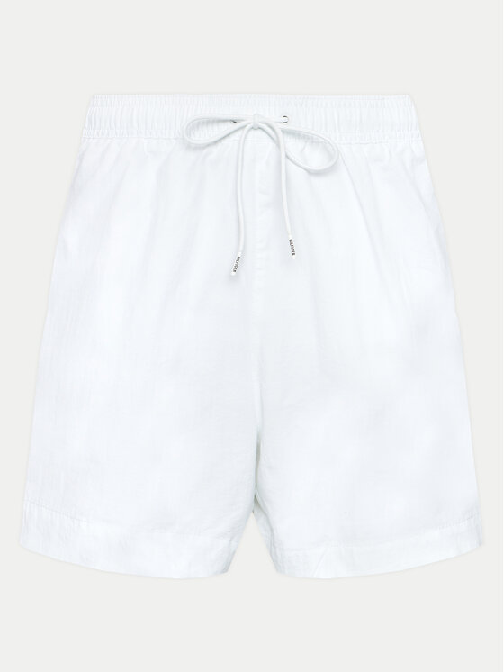 Tommy Hilfiger Tommy Hilfiger Pantaloni scurți pentru înot UM0UM03280 Alb Regular Fit