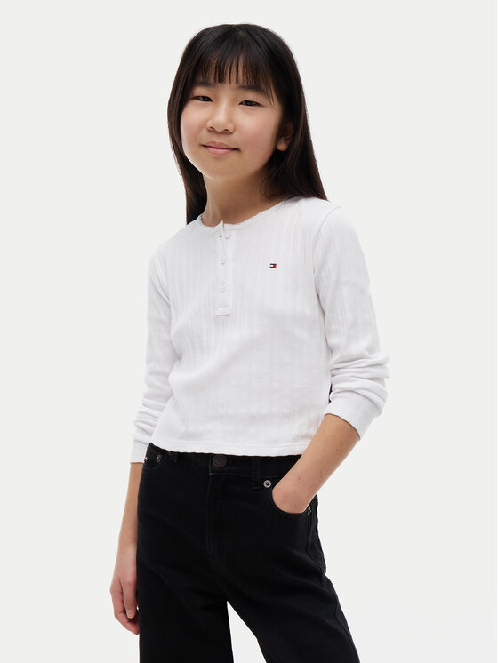 Tommy Hilfiger Tommy Hilfiger Palaidinė KG0KG09463 Balta Regular Fit