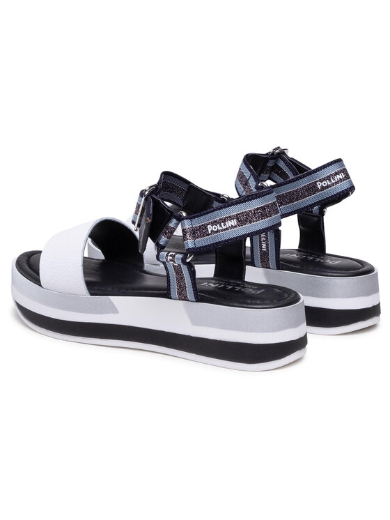 Pollini Pollini Сандали SA16494G0CTE0100 Бял