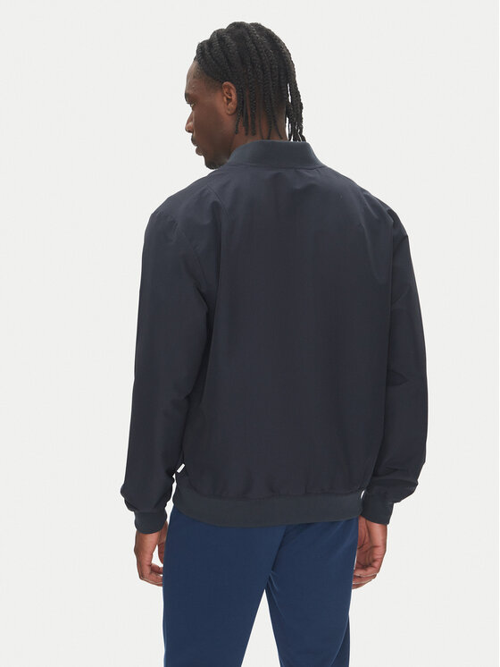 Lindbergh Lindbergh Kurtka bomber 30-301136 Granatowy Regular Fit