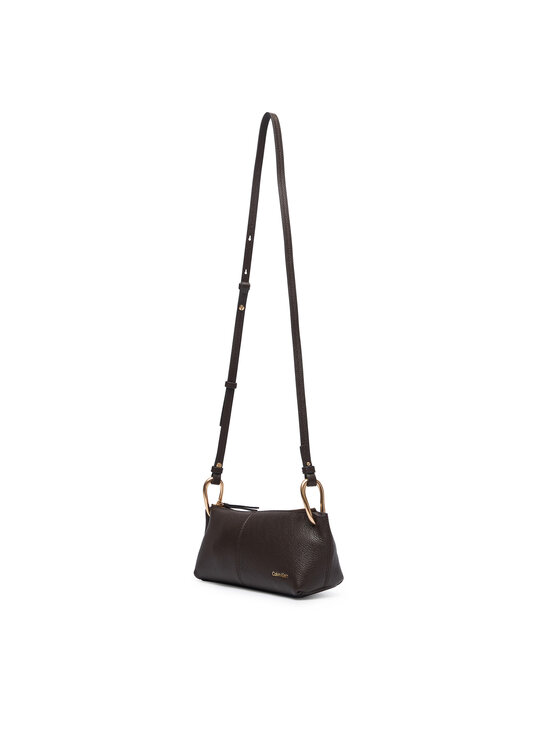 Calvin Klein Calvin Klein Borsetta Slouchy Leather Small Conv Bag LV04F3659G Marrone