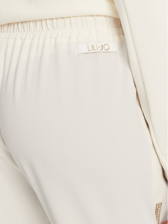 Liu Jo Sport Liu Jo Sport Штани з тканини TA5140 TS423 Білий Regular Fit