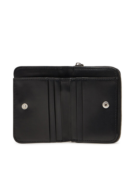 Calvin Klein Jeans Calvin Klein Jeans Mali ženski novčanik Sculpted Med Flap Zip Around LV04K1004G Crna