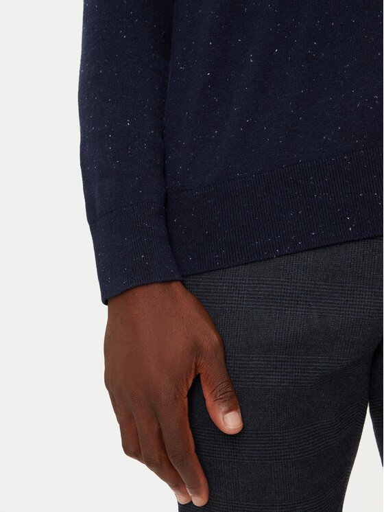 Tommy Hilfiger Tommy Hilfiger Πουλόβερ Pima Org Ctn MW0MW28047 Σκούρο μπλε Regular Fit