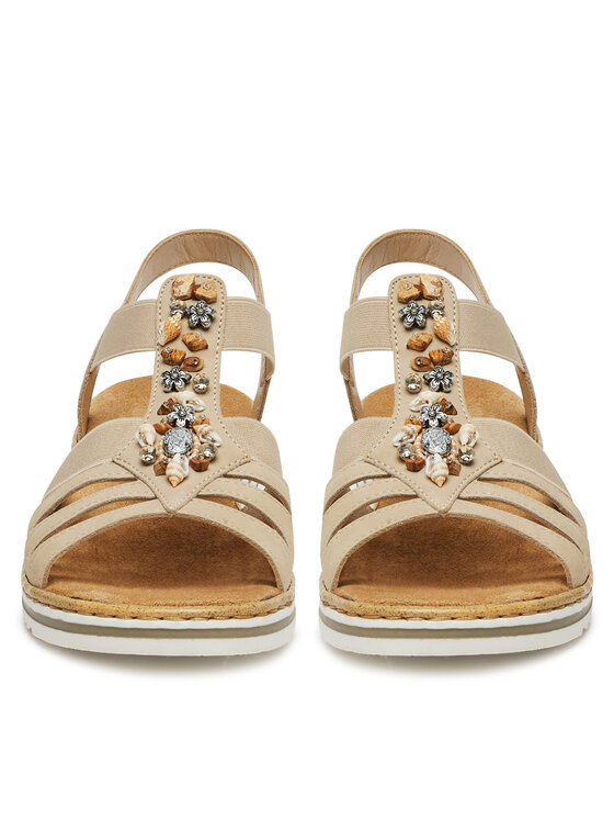 Rieker Rieker Sandali V0649-62 Beige