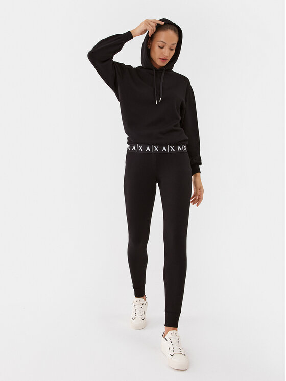 Armani Exchange Armani Exchange Majica dugih rukava 6RYM61 YJEGZ 1200 Crna Regular Fit