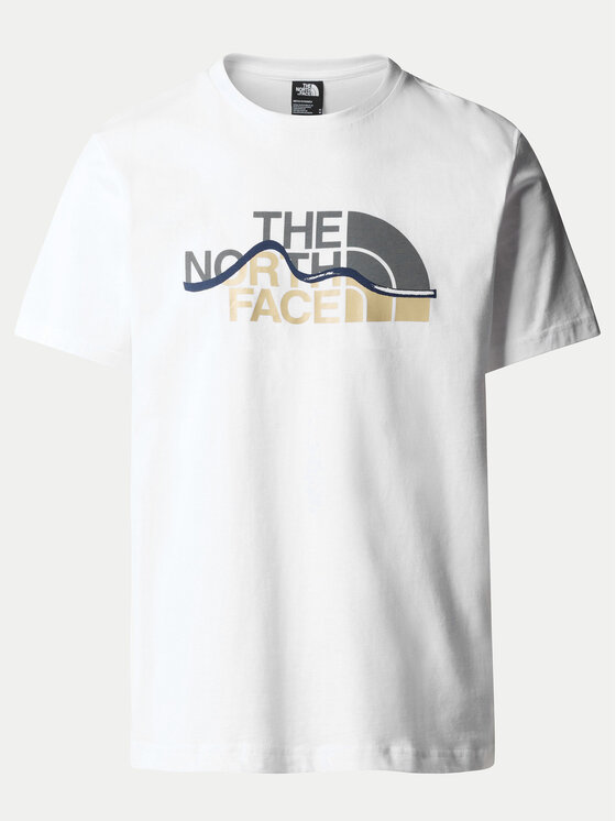 The North Face The North Face T-shirt Mountain Line NF0A87NT Bianco Regular Fit