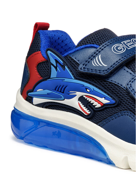 Geox Geox Snīkeri J Ciberdron J55LBB 014BU C0735 D Tumši zils
