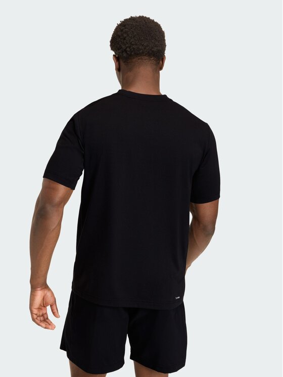 adidas adidas Koszulka techniczna 158826 Czarny Regular Fit