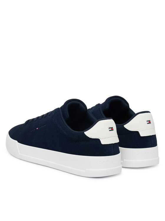 Tommy Hilfiger Tommy Hilfiger Sneakersy Th Court Core Suede FM0FM05716 Granatowy