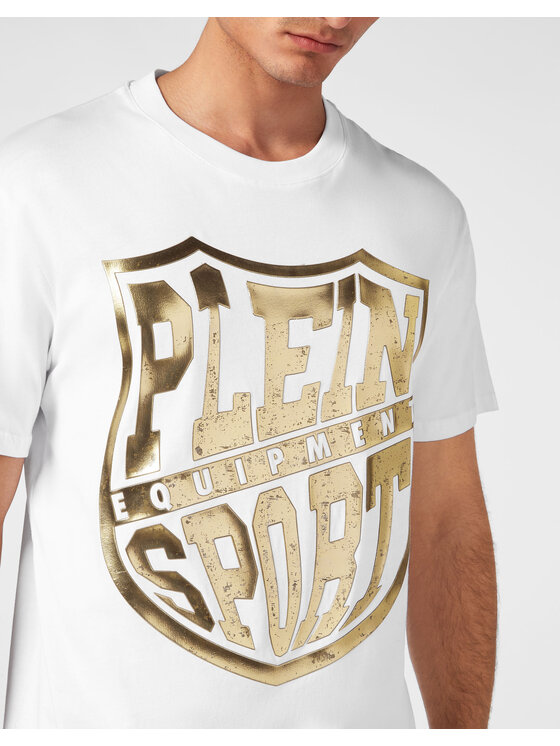 Plein Sport Plein Sport T-Shirt 13035 Biały Regular Fit