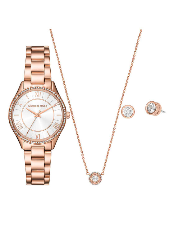 Michael Kors Michael Kors Часовник Lauryn  MK4850SET Розов