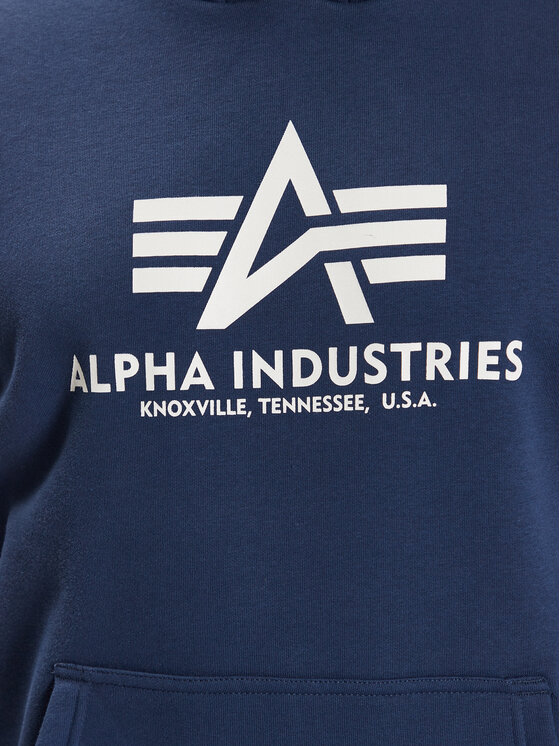 Alpha Industries Sweatshirt Basic 178312 Dunkelblau Regular Fit