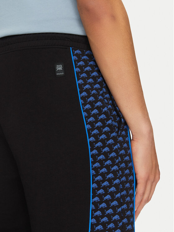 HUGO HUGO Spodnie dresowe Dinodie_RB 50542822 Czarny Relaxed Fit
