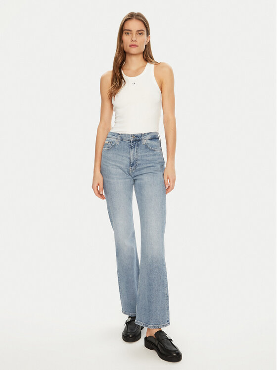 Calvin Klein Jeans Calvin Klein Jeans Jeans hlače Authentic J20J225001 Modra Bootcut Fit