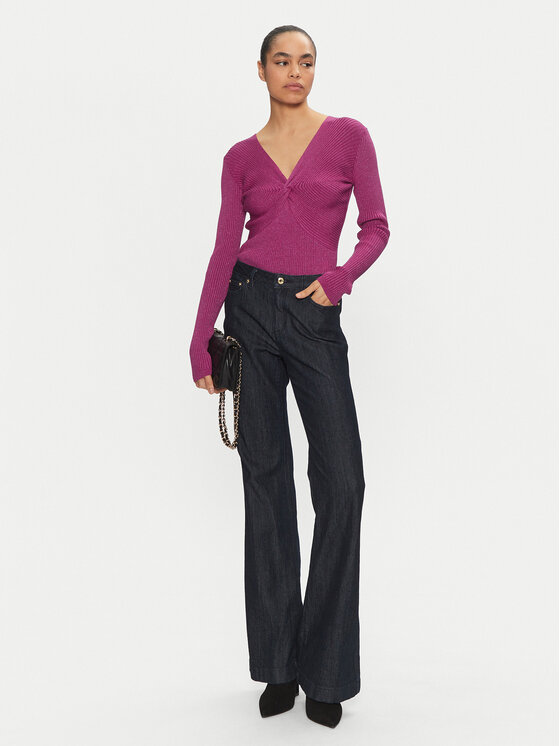 Artigli Artigli Sweater ACMA000110 Rózsaszín Slim Fit