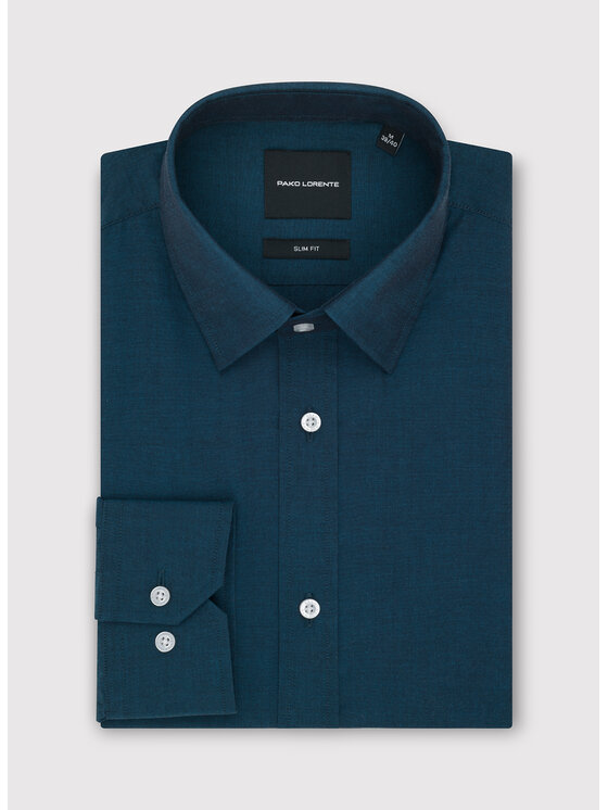 Pako Lorente Pako Lorente Koszula P26WF-1X-013 Granatowy Slim Fit