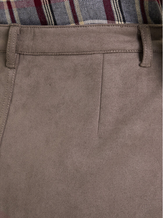 ONLY ONLY Rock aus Kunstleder Amazing 15351289 Beige Slim Fit