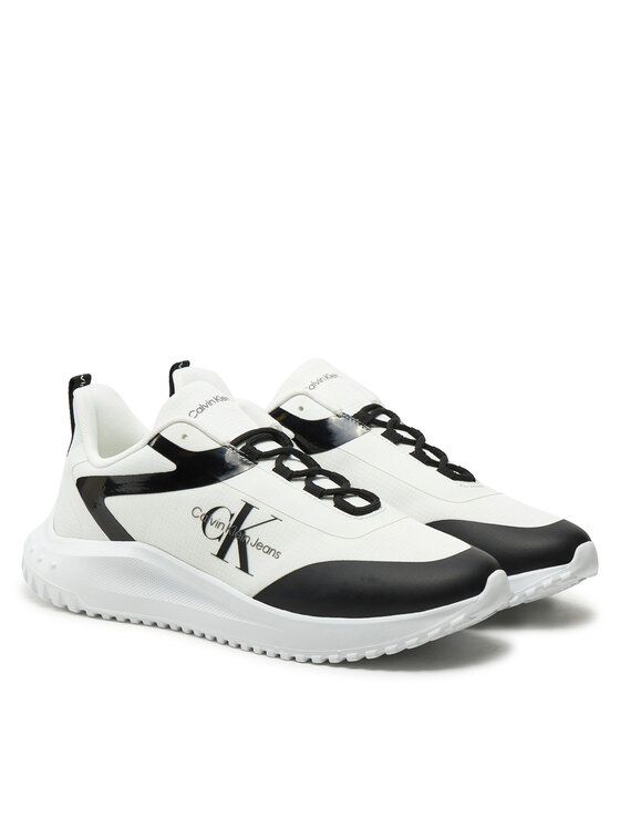 Calvin Klein Jeans Calvin Klein Jeans Sneakersy Eva Runner Low Lace Ml YM0YM00968 Biela