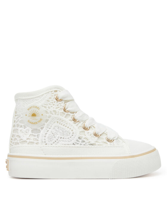 Mayoral Mayoral Sneakers aus Stoff 43613 Weiß