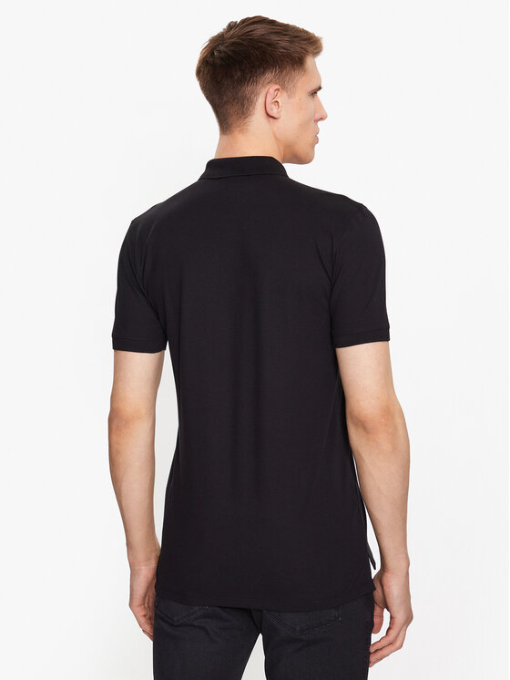 HUGO Hugo Polo 50470547 Czarny Slim Fit