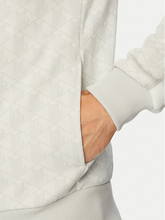 Lacoste Lacoste Džemperis SH1368 Kreminė Regular Fit