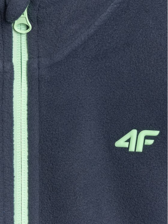 4F 4F Felpa di pile FJWAW25TFLEM413-31S Blu Regular Fit