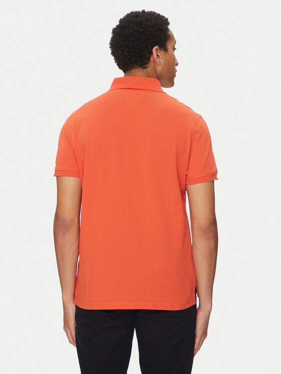 Tommy Hilfiger Tommy Hilfiger Tricou polo 1985 MW0MW17770 Portocaliu Regular Fit