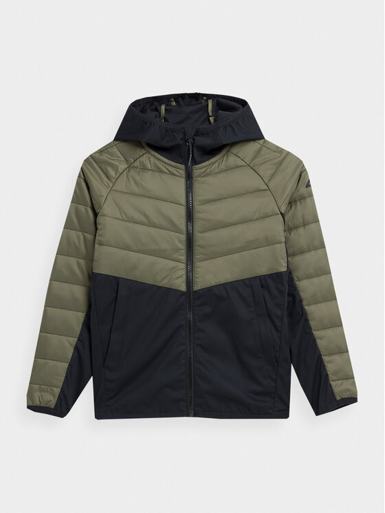 4F 4F Pohodna jakna 4FJAW23TTJAM282 Khaki Regular Fit