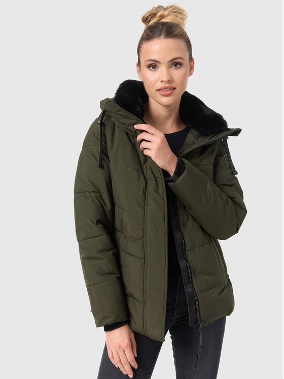 Navahoo Navahoo Kurtka zimowa Sag Ja Zielony Regular Fit