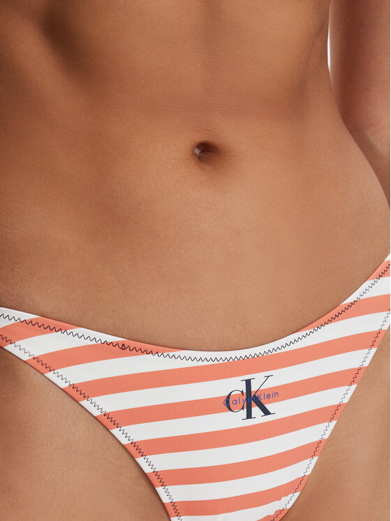 Calvin Klein Swimwear Calvin Klein Swimwear Dół od bikini LV00Q61215 Pomarańczowy