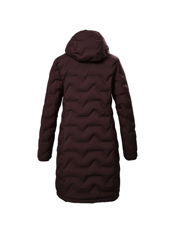 KILLTEC KILLTEC Parka 41806/447 Bordowy Regular Fit