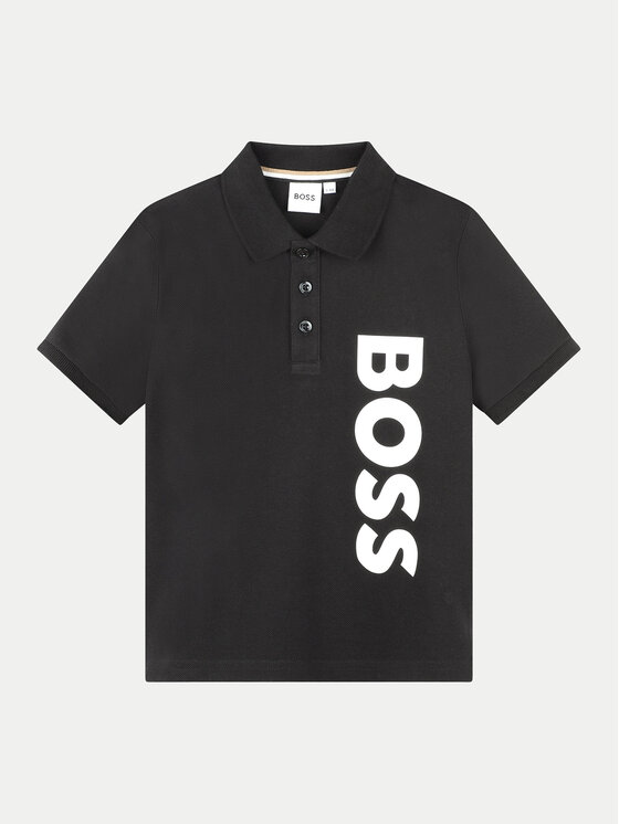 Boss Polo Majica J50703 D Črna Regular Fit