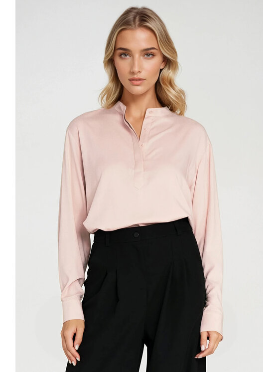 NIFE NIFE Halenka B194 Béžová Oversize