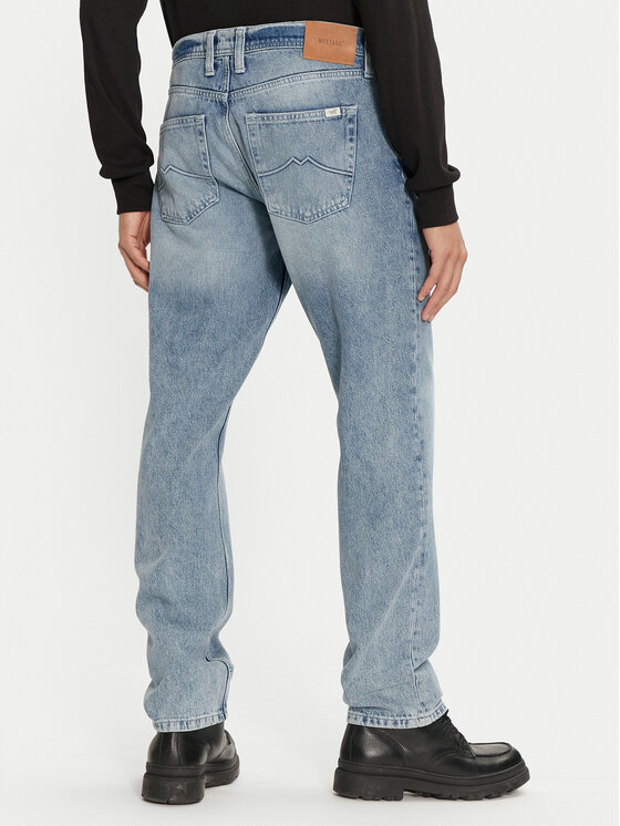 Mustang Mustang Jeans hlače Denver 1015522 Modra Straight Fit