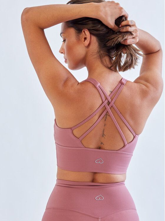 BeShaped BeShaped Legginsy Bezszwowe Morning Dew Różowy Shaping Fit