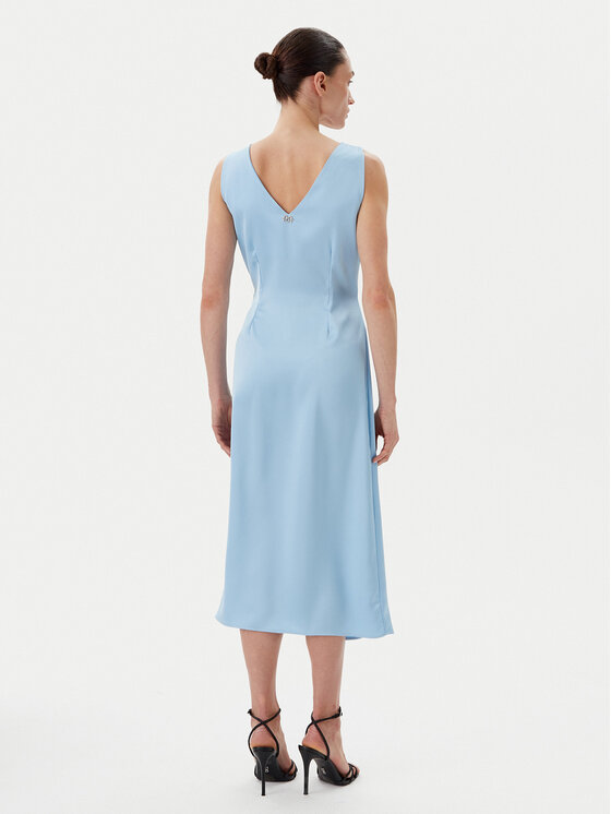 Rinascimento Rinascimento Rochie cocktail CFC0122928003 Albastru celest Regular Fit