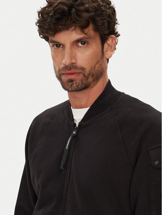 C.P. Company C.P. Company Μπλούζα 19CMSS205A006372G Μαύρο Regular Fit