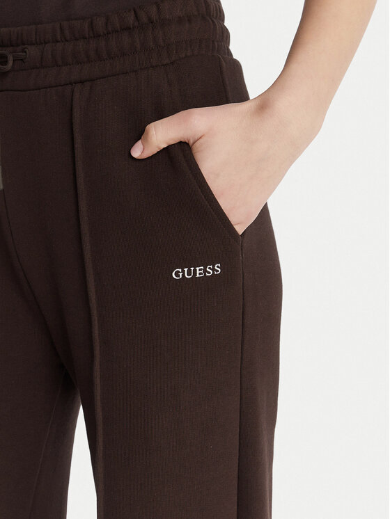 Guess Guess Spodnji del trenirke V6RB17 K9V31 Rjava Regular Fit